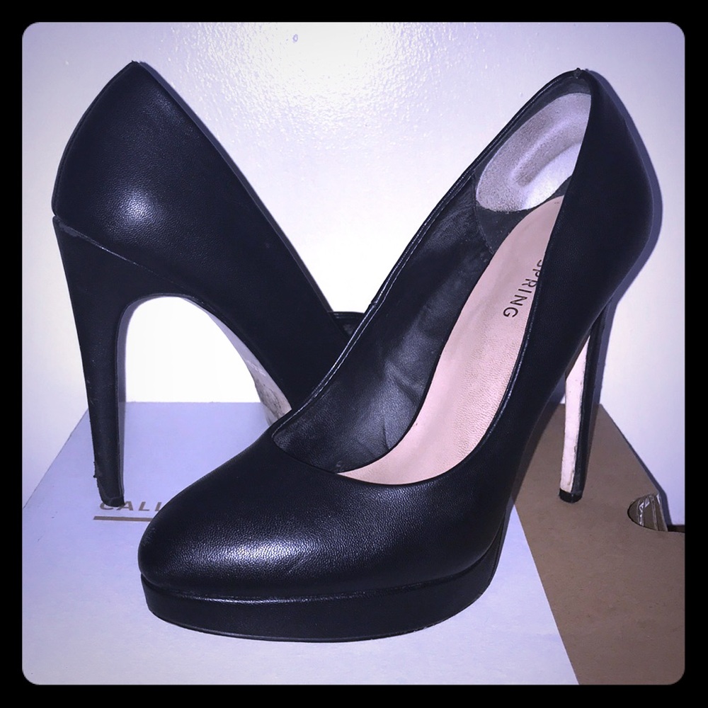 Call It Spring Black Pumps